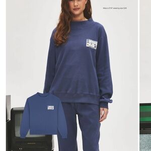 PARKE Ribbed Pullover With Nostalgia Patch